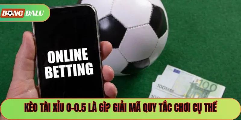 Kèo Tài Xỉu 0-0.5 Là Gì? Giải Mã Quy Tắc Chơi Cụ Thể